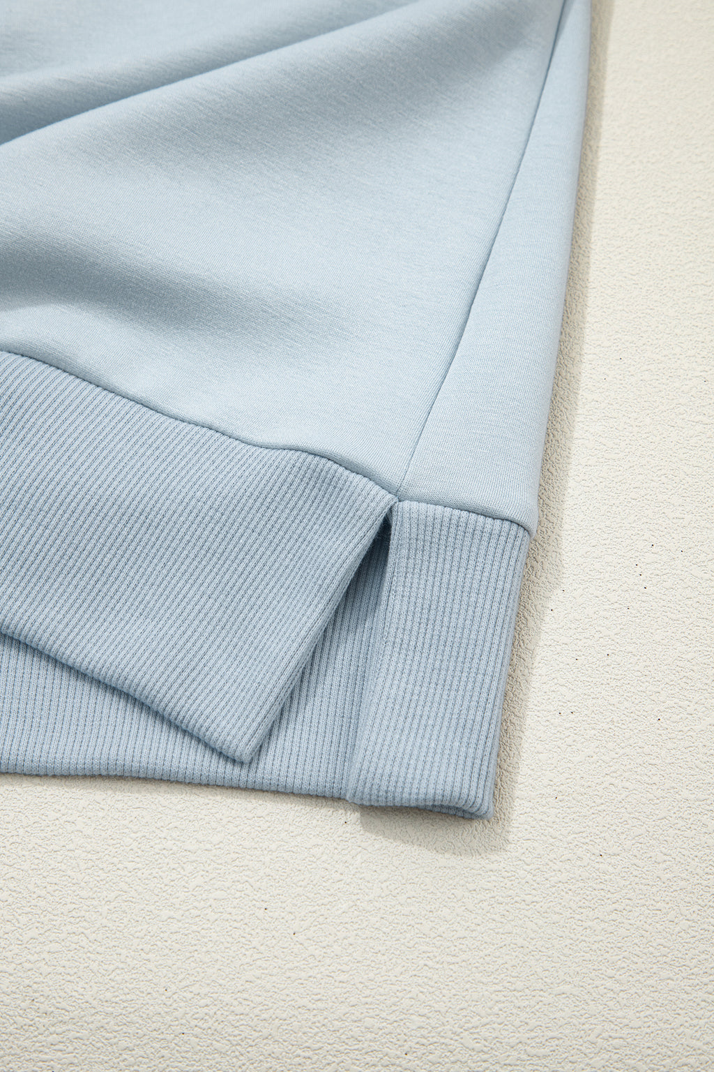 Beau Blue Half Zip Polo Tee Casual Pant Set