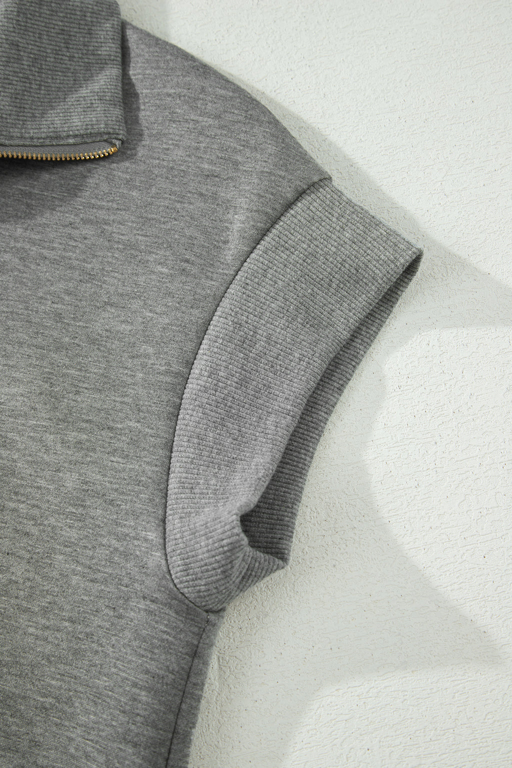Beau Blue Half Zip Polo Tee Casual Pant Set